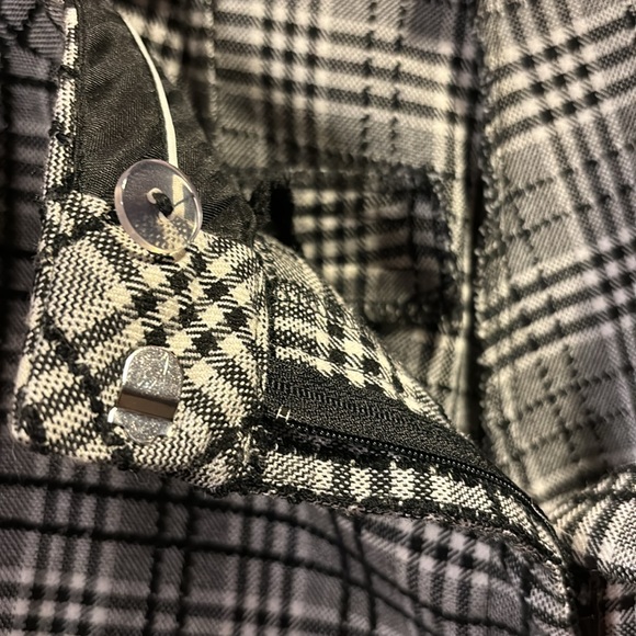 Topshop Plaid Trousers size 6 - Picture 6 of 6